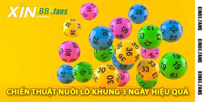 chiến thuật nuôi lô khung 3 ngày hiệu quả
